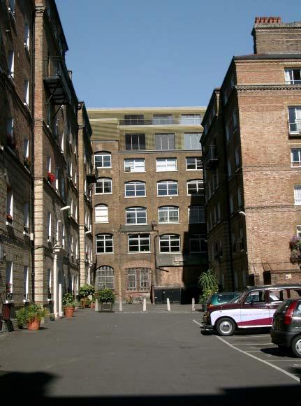 Existing View from the Peabody Estate Courtyard