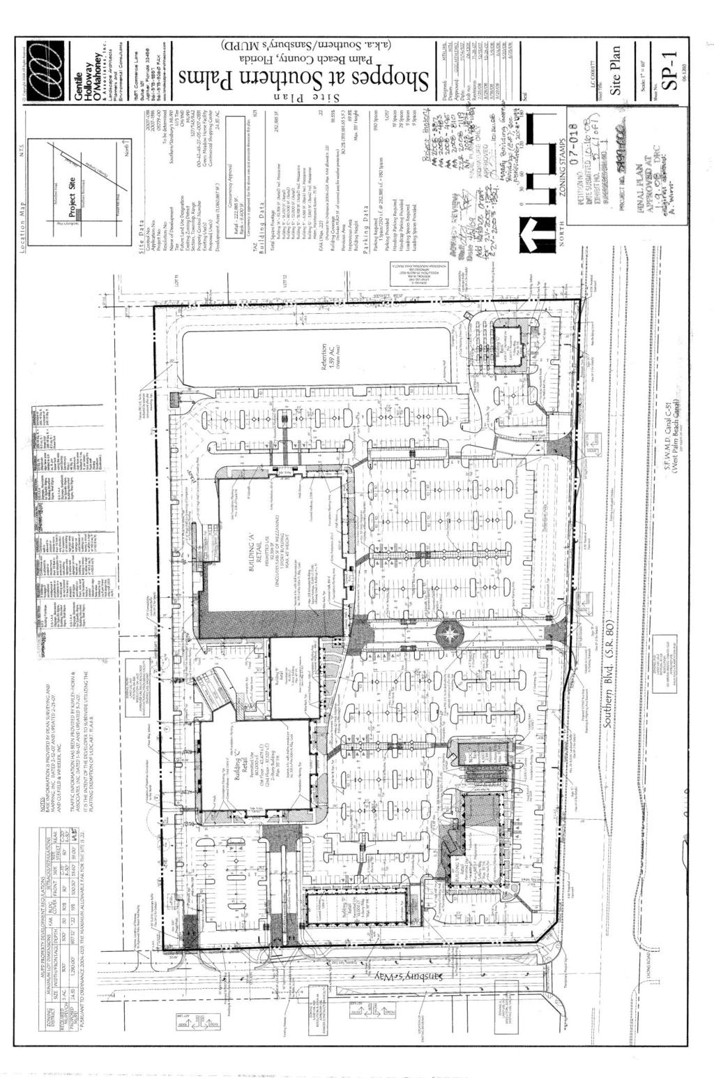 Figure 5 Approved Site Plan dated