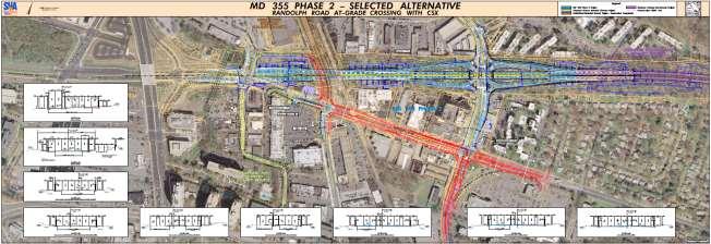 25M - $5M Bikeways TBD MARC Station Concept (2008) Realignment of Parklawn Drive