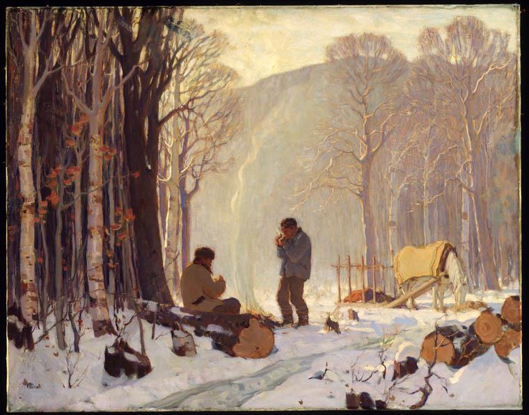 Clarence Gagnon Paintings Images from Library and Archives Canada: