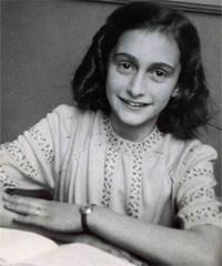 February/March 1945 (2) Anne Frank dies of typhus in Bergen Belsen concentration camp, soon after her sister.