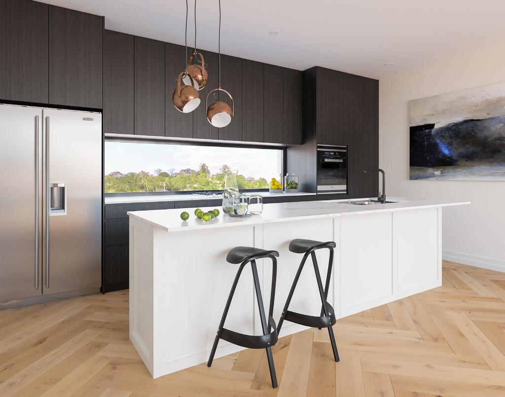 The ultimate social kitchen Cooking enthusiasts will feel at home in St Germain s chic kitchens.