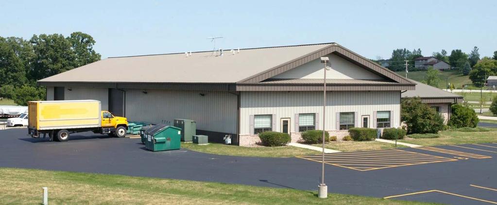 COMMERCIAL REAL ESTATE SERVICES WORLDWIDE For Lease Industrial Building 308 Oak Crest Drive Wales, WI Property Features Metal panel construction, fully insulated Building Size: ±12,240 SF Column free