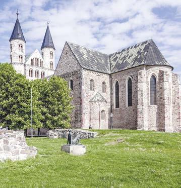 The route links 80 testimonies to Romanesque architecture over a length of 1,000 kilometres. Magdeburg is the start and end point of the northern and southern itinerary.