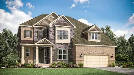 TRADITIONAL 3,614 SQ FT (Elevation Shown with Optional Metal Roof Sections) All home and community information (including, but not limited to prices, availability, incentives, floor plans, site