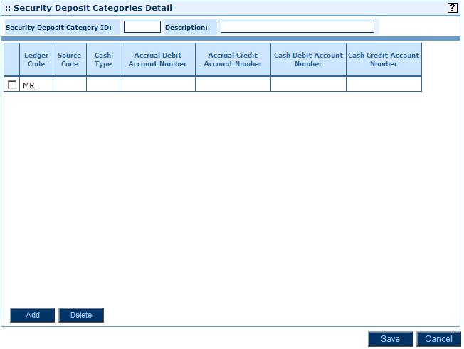 Module 2: Commercial Management Setup Security Deposit Categories Detail Page 4.