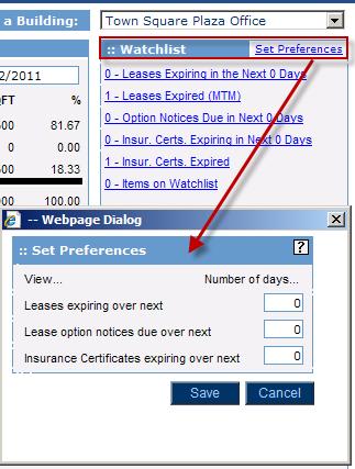 Simply enter the number of days for any of the view options and click Save when finished.
