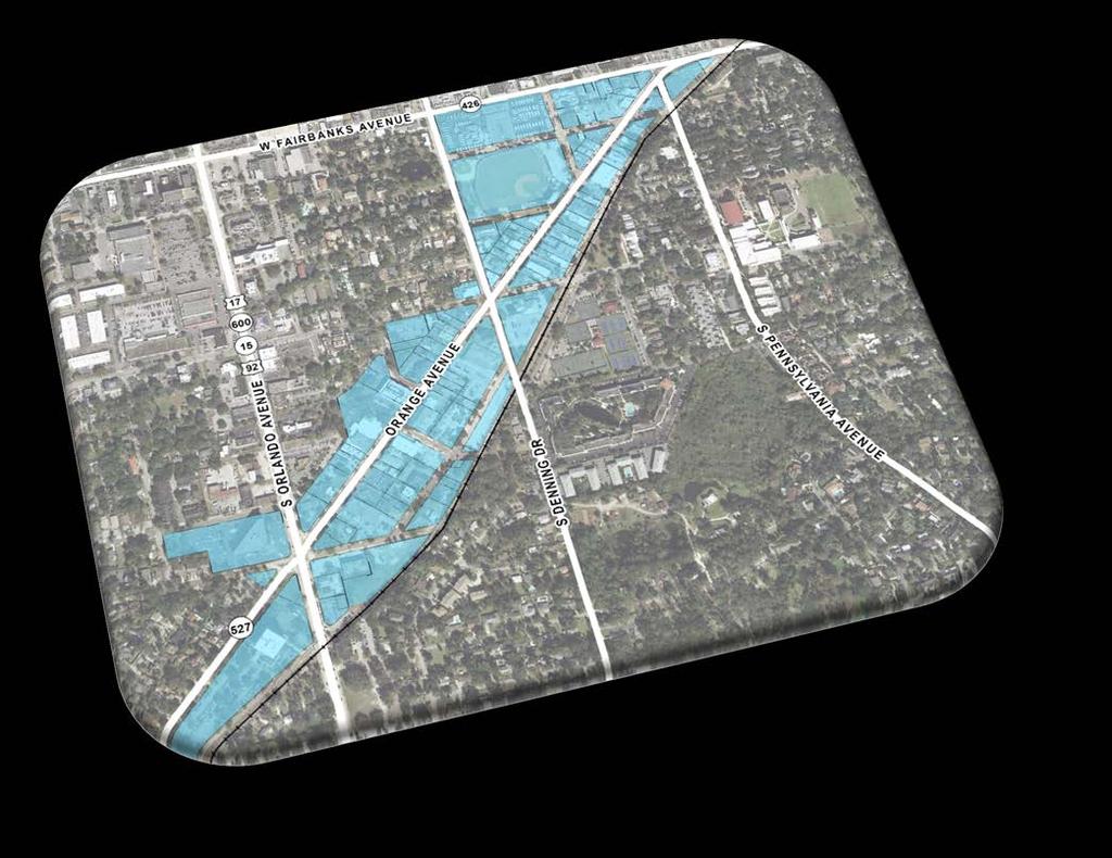 Focusing on Orange Avenue in Winter Park, this study identifies its composition, existing