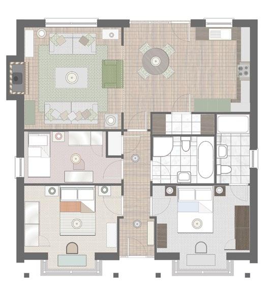 The Ashford 3 BEDROOM BUNGALOW LIVING ROOM KITCHEN / DINING UTILITY BEDROOM 3 BATHROOM EN SUITE BEDROOM 2 MASTER