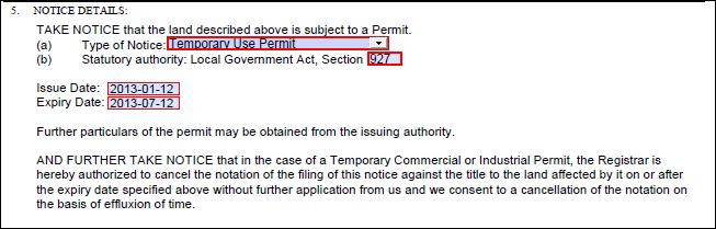 Line 3 Issue Date field: enter the date the permit was issued in the form yyyy-mm-dd.