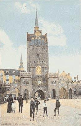 Early 1800s painting of Rostock s St. Nicoli Church.