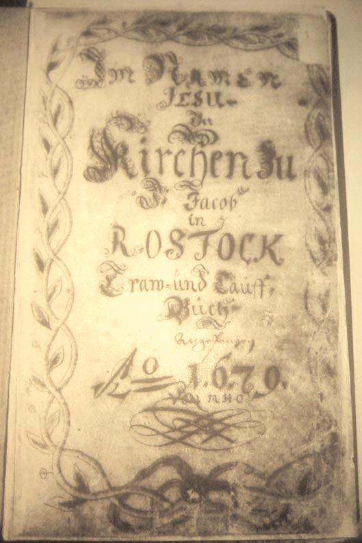 William s confirmation took place in Rostock s St. Jacobi Church in 1847, on the eve of the failed German revolution.