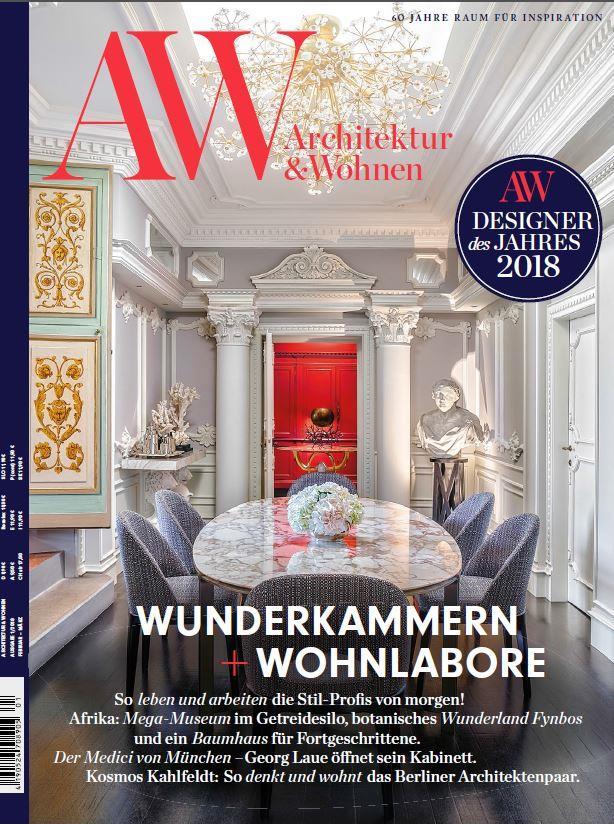 Educated. Cultured. Worldly. For people of good taste AW Architektur & Wohnen engages everyone who seeks a cultured life.