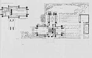 65-1866 65-1851 US$1100.00 The Ullman house. Ground plan, 1904. Pl. XVI.