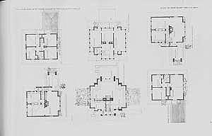 202; Florence Sketchbook, 1910 VI; 6-1/2 Dover (XLVIIIa); Hitchcock (1942) pg. 118 E. C. Waller "small houses for rent.