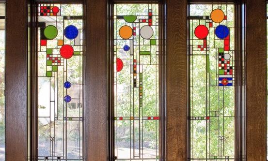 Stained Glass Art The sources of FLW glass design range from Wright s