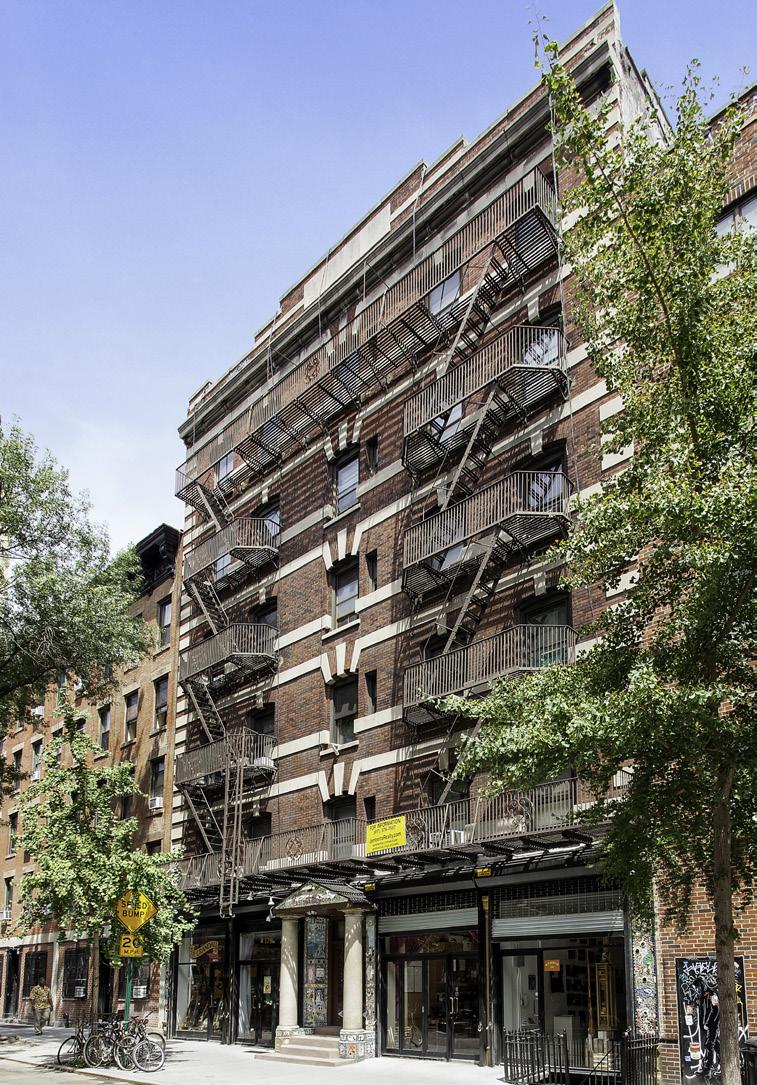 179-181 EAST 3 RD STREET NEW YORK, NY 10009 6-Story, 35 Unit, Mixed-Use Building In Heart of East Village FOR SALE PROPERTY FEATURES LOCATION: On the north side of East 3rd Street between Avenue A