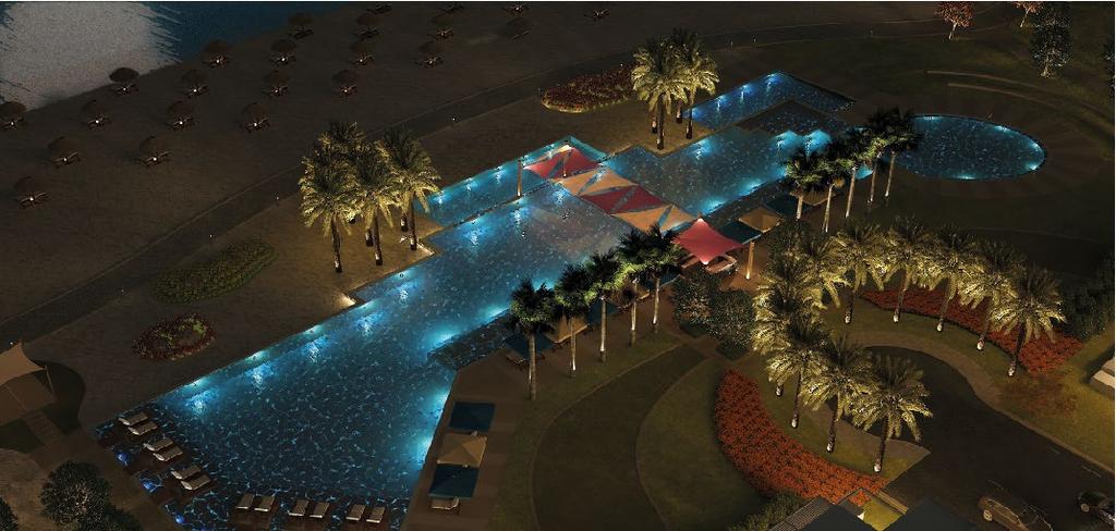 OUR OCEAN HAS A 2000 M 2 NEIGHBOR. Phase 4 includes its own iconic 2000 sqm swimming pool directly on the beach.