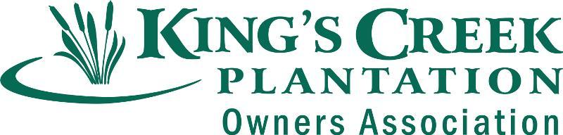 April 30, 2016 Dear Owner, We are pleased to provide all owners with the King s Creek Plantation Owners Association Annual Report. The Report includes the following information: 1.