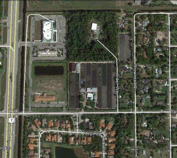 Built Feature Inventory & Map Attachment F Resort Living Communities 9885 Palomino Drive, Palm Beach County Use: Comcast Substation FLU: LR-2 Zoning: AR Use: CLF FLU: INST/8 Zoning: MUPD Use: SFR