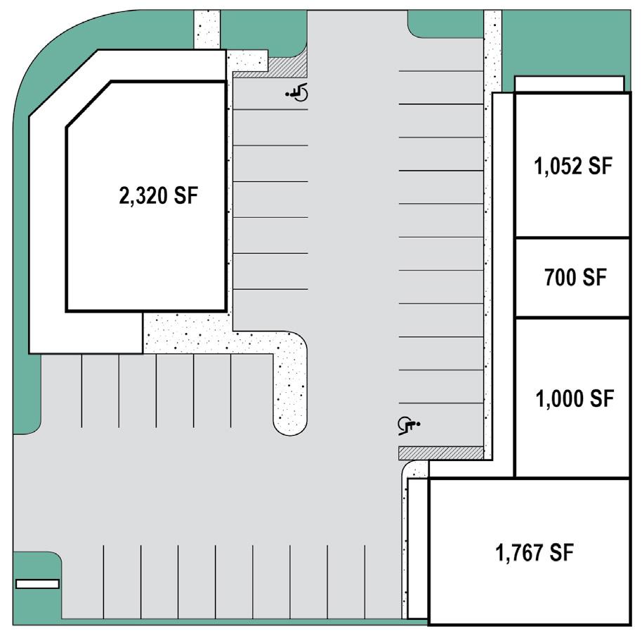 SITE PLAN BROADWAY Conroy s Flowers 2,320 SF Vacant 890 SF