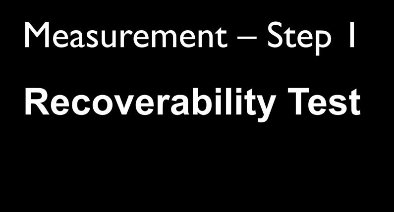 Finite-Life Assets (Tangible & Intangible) to be Held and Used 10-65 Measurement Step 1 Recoverability