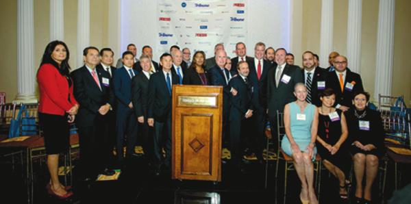 19, the Queens Tribune honored members of Queens real estate community at the Real Estate Marketplace Awards at Terrace on the Park.