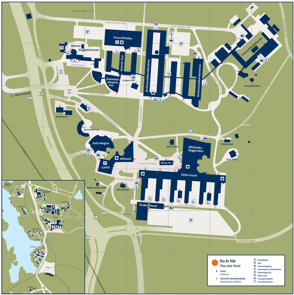 Map of University Campus 94