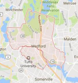 Medford Rent: $$ 1-2 miles from campus Suburban