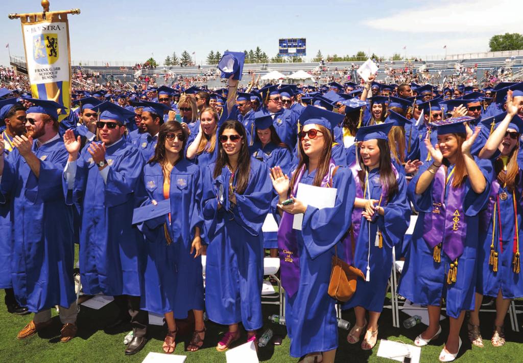 The Class of 2012 had the most successful campaign in Senior Class Challenge history by raising close to $6,000, from approximately 25 percent of the class, in support of The Fund for Hofstra