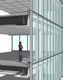 Curtain Wall Type A D Level 16 204' - 4" CEILING BY TENANT PAINTED GWB SOFFIT VERTIC 12' - 8" GL-1 10' - 0" 9' - 8" FIN TUBE RADIATOR INTEGRATED INTO CURTAINWALL