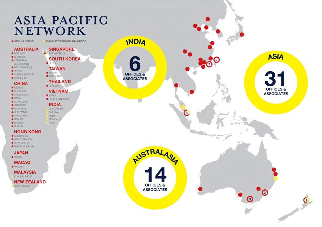 With over 45 offices across Asia Pacific, Savills has the resources to
