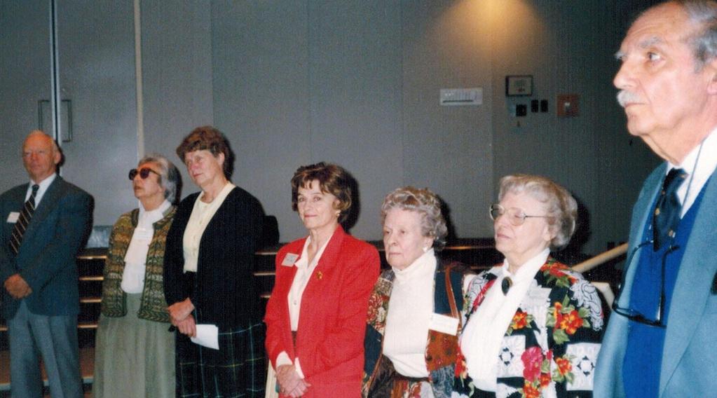 A previous BOD, including from left, Helen Takawa,