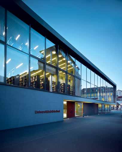 LIBRARY AND LECTURE BUILDING AT BAUHAUS UNIVERSITY,