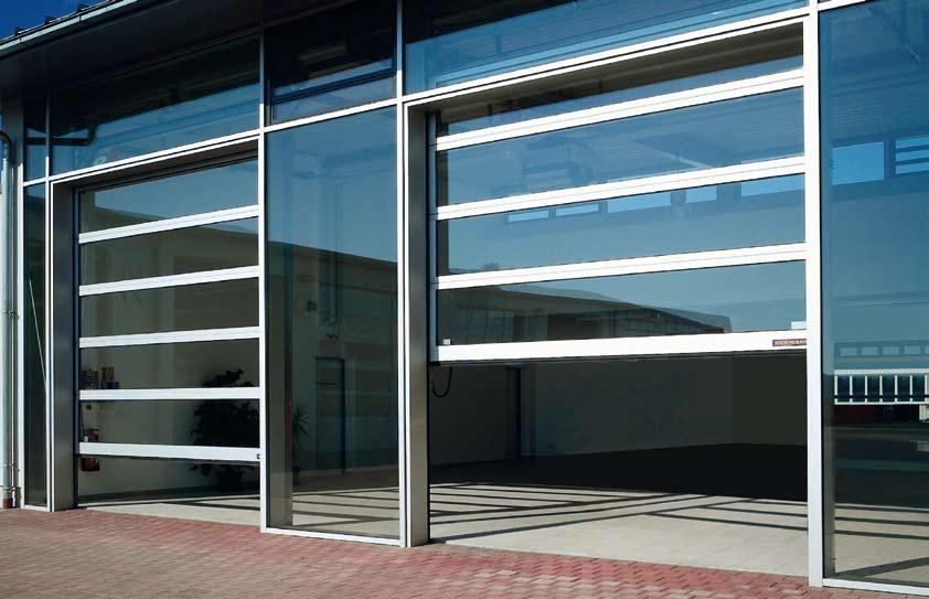 Industrial sectional door, ALS Crystal Clear: Hörmann Industrial Doors and Operators Make a Clear Difference.