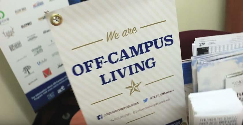 Off-Campus Living Located in the Housing and Residence Life Office, the Off-Campus Living Staff is available to provide educational