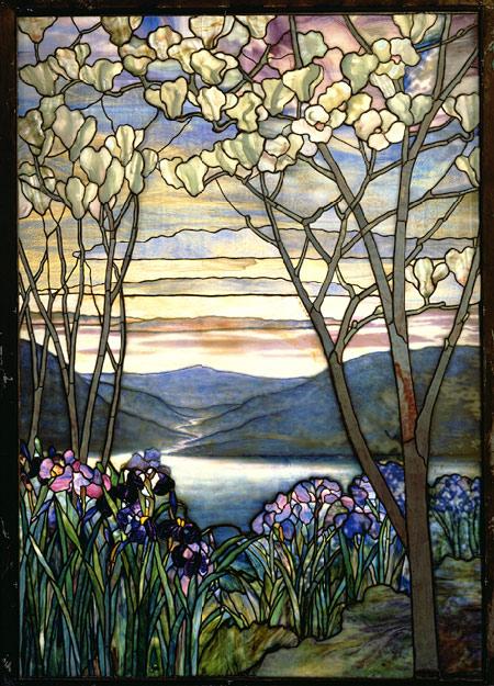 14. This stained glass panel, dating from 1908, was designed by: a.