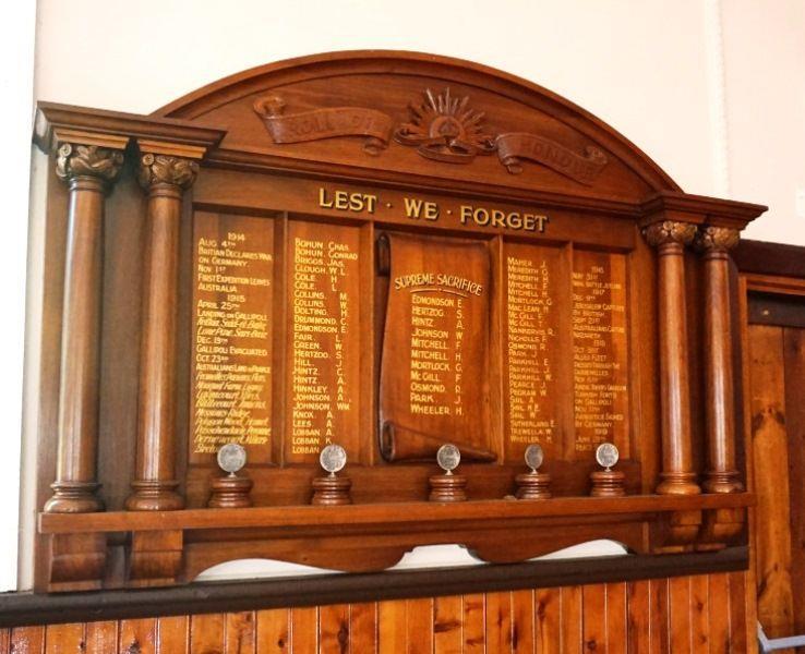 W. Johnson is remembered on the Bethanga Roll of Honour, located in Soldiers Memorial Hall, Bridge & Jobling Streets, Bethanga, Victoria.