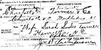 Let s start with her husband In 1918, they were living in Charlotte, NC 1907 Henrietta, NC; Sudie married
