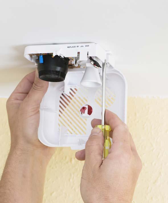 Smoke Alarms Hard-wired, interconnected, photo-electric type smoke alarms must be installed in both the secondary suite and the main dwelling.