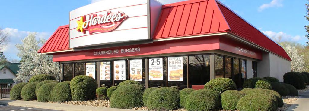 TENANT OVERVIEW TENANT OVERVIEW: Hardees Hardee s is an American-based fast-food restaurant chain with locations primarily in the Southern and Midwestern United States.