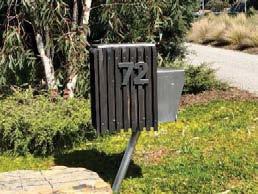 Version 03/17 The size and position of the letterbox must comply with Australia Post requirements.