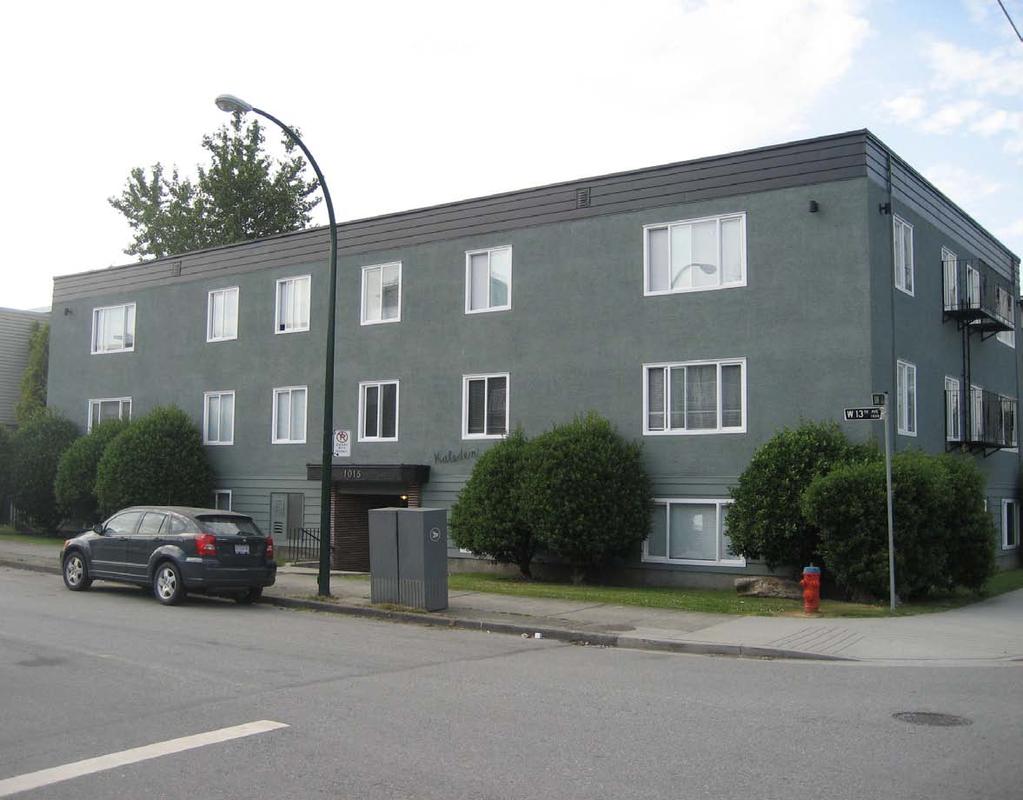 The Kaleden 11 Suite Apartment Building Prime South Granville Location 1015 West 13th Avenue, Vancouver, BC For Sale David Goodman 604 714 4778