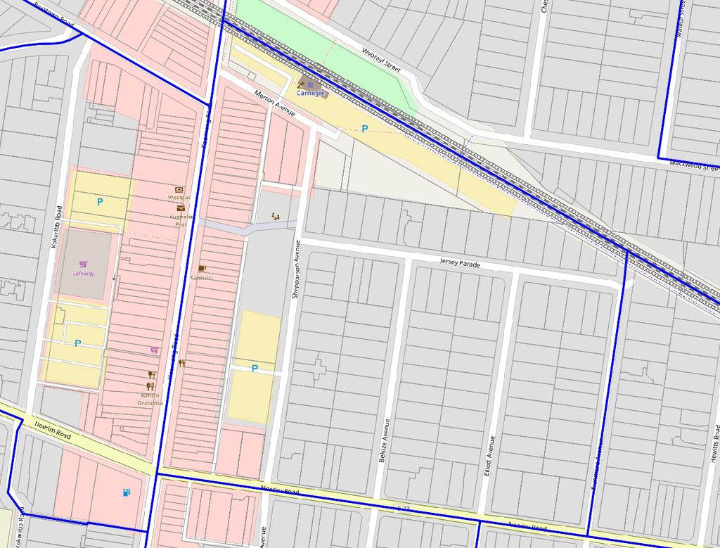 hectare) Morton Avenue, Carnegie Density