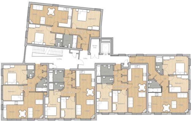 12 & floors PLOT PLOT DESCRIPTION m 2 ft 2 6 11 2 BED 2 BATHROOM - KITCHEN / DINER / LOUNGE