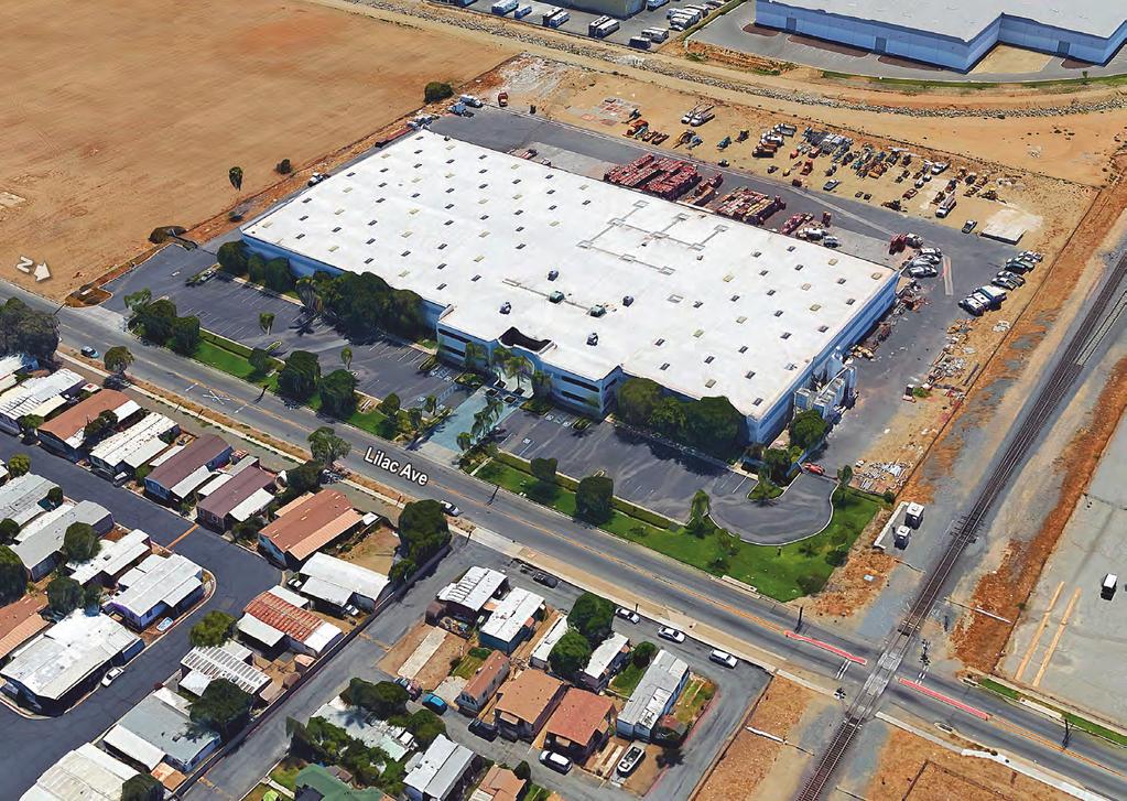 DISTRIBUTION WAREHOUSE MANUFACTURING FACILITY ±130,980 SF ±9 ACRE LOT RIALTO, CALIFORNIA ADDITIONAL OUTSIDE STORAGE INCLUDED WITH PROPERTY OWNER / USER AND/OR INVESTMENT OPPORTUNITY INLAND EMPIRE