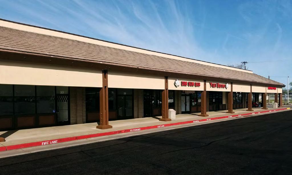 30% RENT DISCOUNT* NOW REMODELED COBBLESTONE SHOPPING CENTER FOR LEASE 868 SF - 7,357 SF SHOP SPACES FULL 5% COMMISSION** FEATURES: Dignity Health and Cornerstone bank construction commencing Summer
