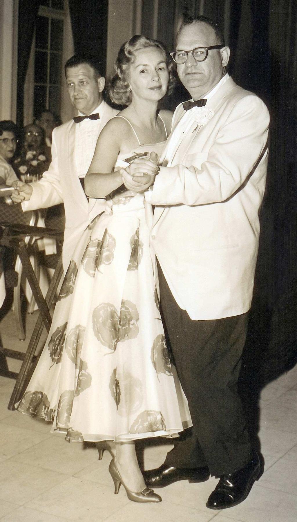 dancing at Deb and Bob's wedding, July 13, 1957