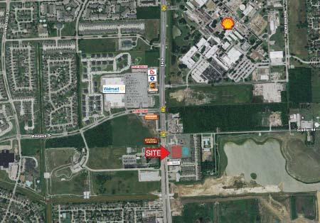 FOR SALE Hwy 6 & Schiller Rd Houston, TX 77082 PROPERTY INFORMATION Situated in highly visible and trafficked location off of Hwy 6 Cross access with newly constructed ALDI Food Store Ideal for fast