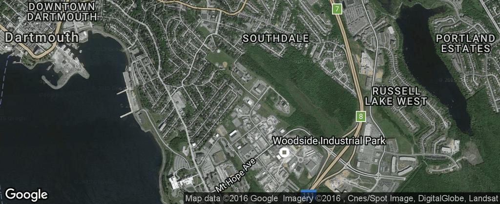 AREA OVERVIEW The subject property is conveniently located on Neptune Crescent in the Woodside Ocean Industries Industrial Park and is accessed via Mount Hope Avenue which now has direct access to